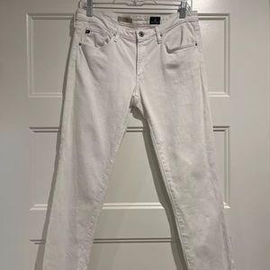 AG Adriano Goldschmied The Stilt Cigarette Leg Jeans Women’s 29 White